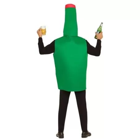 Disfraz de botellin de cerveza