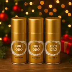 Conjunto de 3 boiões decorativos dourados