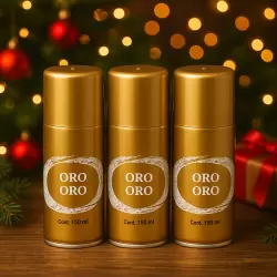 PACK 3 BOTES DECORACION ORO