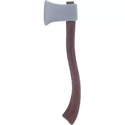 HACHA PLASTICO EFECTO MADERA 59 CM