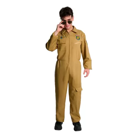 DISFRAZ PILOTO COMBATE ADULTO TALLA S