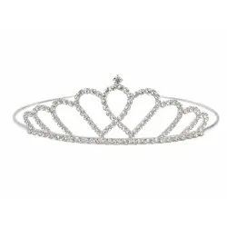 Tiara brilhante sem pente