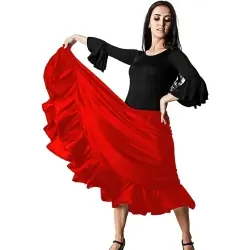 copy of Falda flamenca infantil lunares