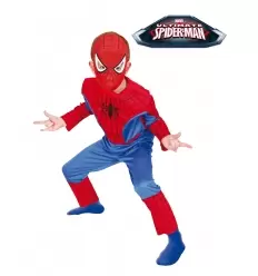 Spiderman muscle suit kids costume
