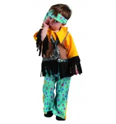 Fato hippie menino bebé