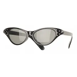 Black glasses with fake diamonds