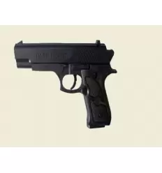 Gangster"s or cop"s metal gun