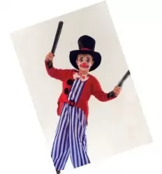 Clown kids costume with top hat