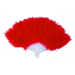 Éventail en plumes