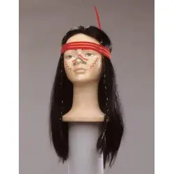 Perruque indien chevelure brune