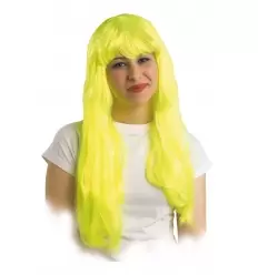 Long hair techno wig