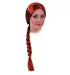 Peluca trenza larga