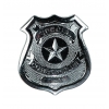 Police badge metal