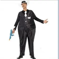 Gangster xxl man costume