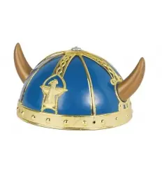 Chapéu viking azul