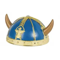 Chapéu viking azul