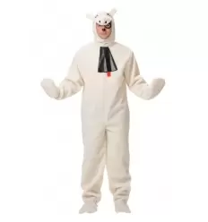 Sheep mascot adult costume