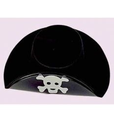 ▷ Sombrero Pirata 3 Picos Pluma Roja - ⭐️ Miles de Fiestas ⭐️