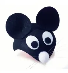 Capacete de ratinho infantil