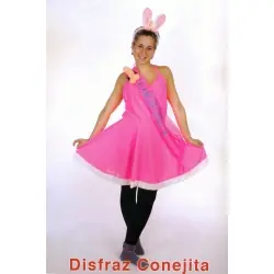 DISFRAZ CONEJITA ROSA SEXY