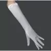 Guantes largos blancos