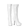 BOTTES PLATEFORME BLANCHE