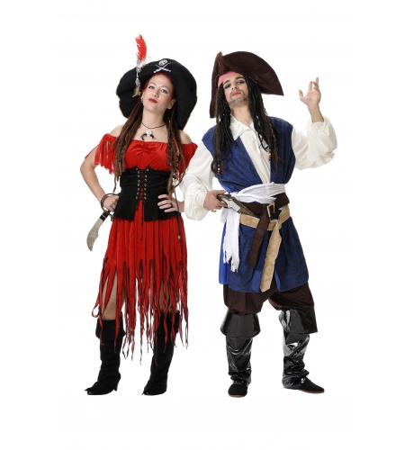 Disfraz pirata mujer »Trajes de bucanera y chica pirata