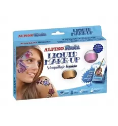 Set aus 8 make-up farben mit verschiedenen farben