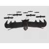 Bat vampir rubber decoratig item