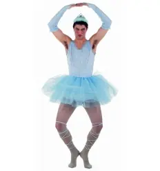 DISFRAZ BAILARINA AZUL HOMBRE
