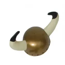 Capacete viking com chifres