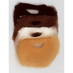 Barbe et moustache petite taille