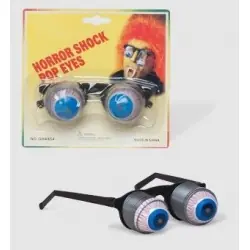 Scherzbrille mit augen augapfel