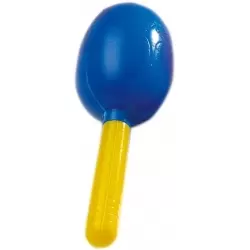 Maracas coloridas em plástico