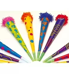 Trompeta litografiada 25 cm