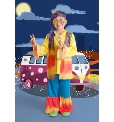 DISFRAZ HIPPIE CHICO INFANTIL