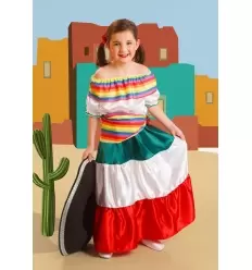 DISFRAZ MEXICANA INFANTIL