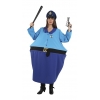 DISFRAZ JEFA DE POLICIA GORDA