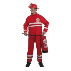DISFRAZ BOMBERO ADULTO