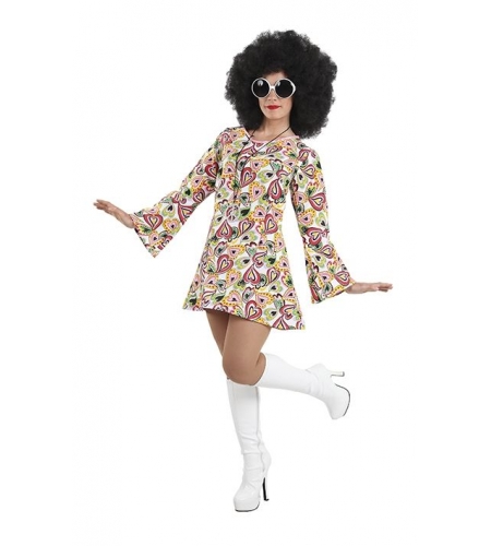 Costume Disco Époustouflant Femme - Costume Années 70 Halloween