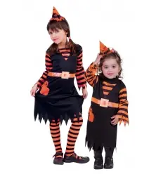 DISFRAZ BRUJA WITCHY PATCH NARANJA INFANTIL