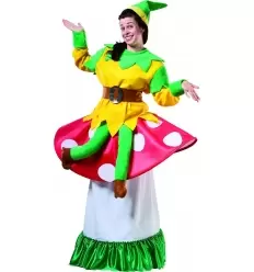 Goblin on a mushroom adult costume
