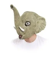 Cabeza elefante latex completa