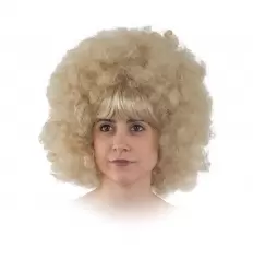 PELUCA AFRO MUJER RUBIA