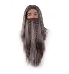 PELUCA Y BARBA ENANO SEÑOR DE LOS ANILLOS 