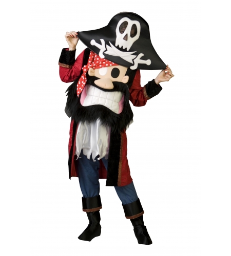 COSTUME DE MASCOTTE DE PERROQUET PIRATE DÉGUISEMENT PERROQUET ADULTE