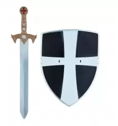 ESPADA Y ESCUDO MEDIEVAL