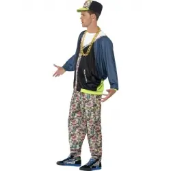DISFRAZ CHICO HIP HOP DE LOS 80 TALLA UNICA 