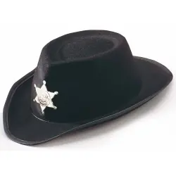 SOMBRERO SHERIFF FIELTRO INFANTIL