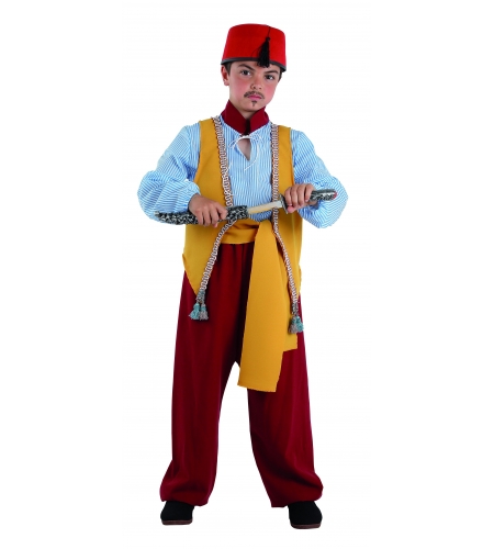  Disguise Disney Genie Aladdin - Disfraz para niño, color azul,  talla XS (3T-4T) : Ropa, Zapatos y Joyería